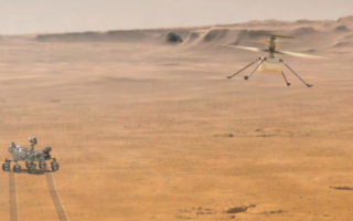 Ingenuity Helicopter takes to Mars skies