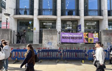 “Drop Tel Aviv Uni” graffiti appears on SU and UoM’s Whitworth Hall building on first day of academic year