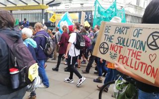 XR rebels in Manchester: The protests in pictures