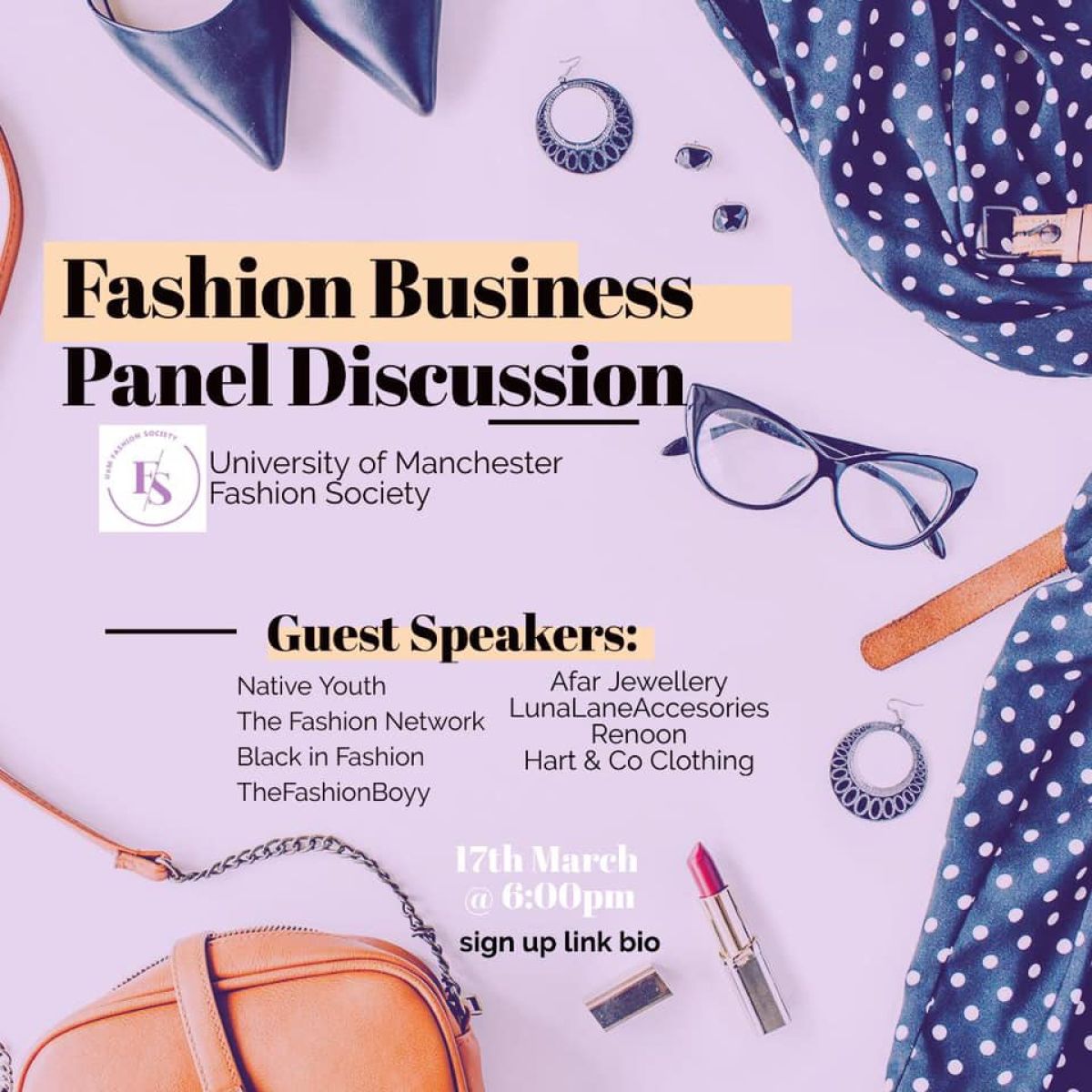 Join Fashion Soc’s Fashion Business Panel Discussion