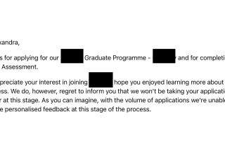 Applying for graduate schemes and jobs is the worst thing on my to-do list