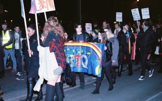 Why was there no official LGBT+ bloc at Reclaim The Night?