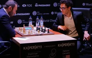 Five draws in five games for Carlsen and Caruana in Chess World Championships
