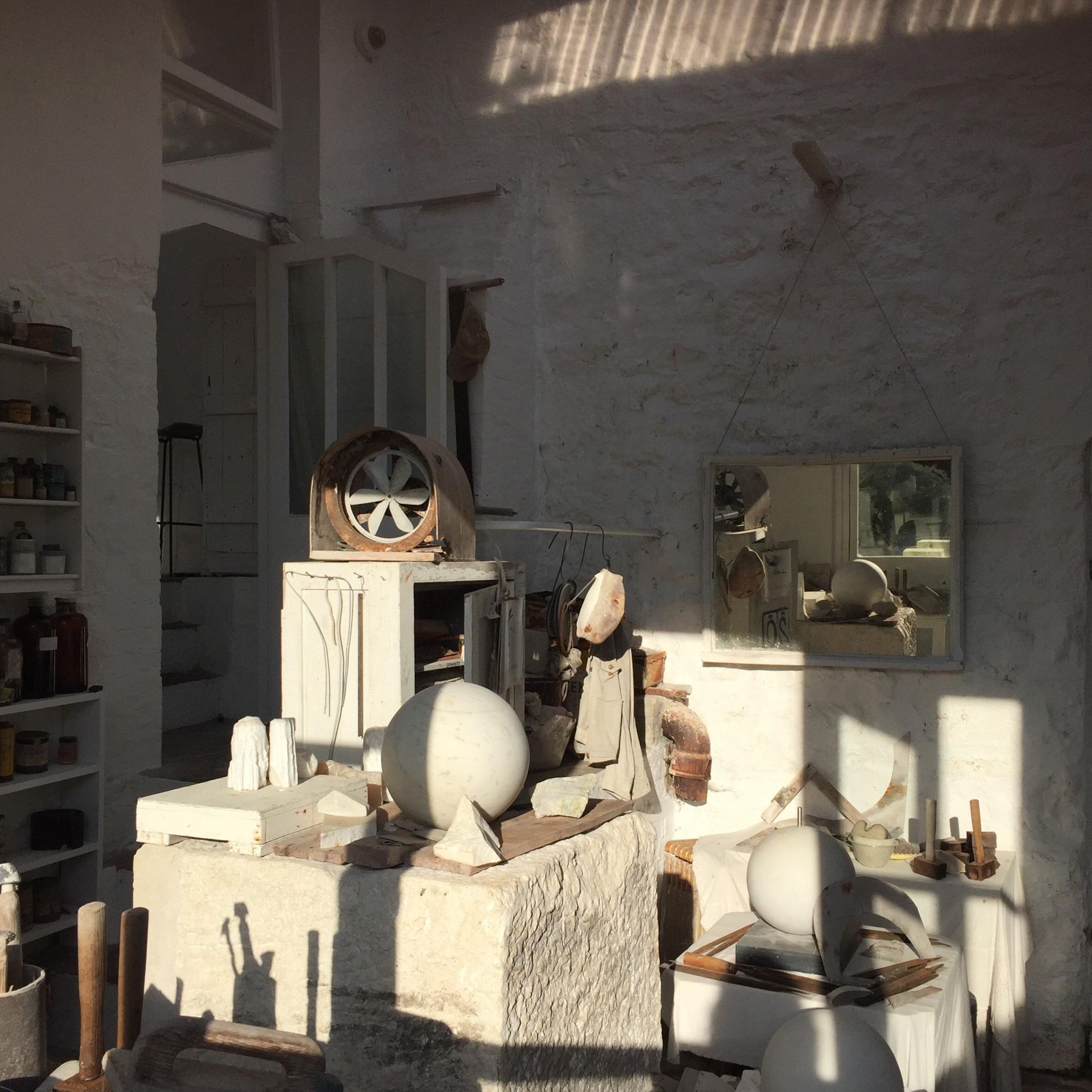 Barbara Hepworth's studio in St Ives