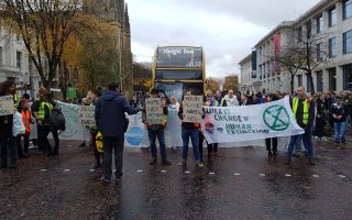 “Your future is f*cked!”: climate change protest causes Oxford Road chaos