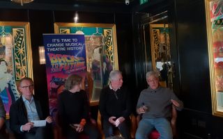 In conversation: Alan Silvestri, Glen Ballard and Bob Gale at the Back to the Future Press Junket