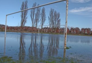 Storm Ciara and climate change in football