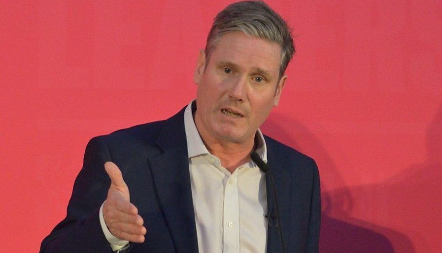 Keir Starmer at Labour party leadership hustings, Bristol, 2020