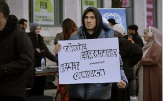 Students collect donations for Türkiye and Syria