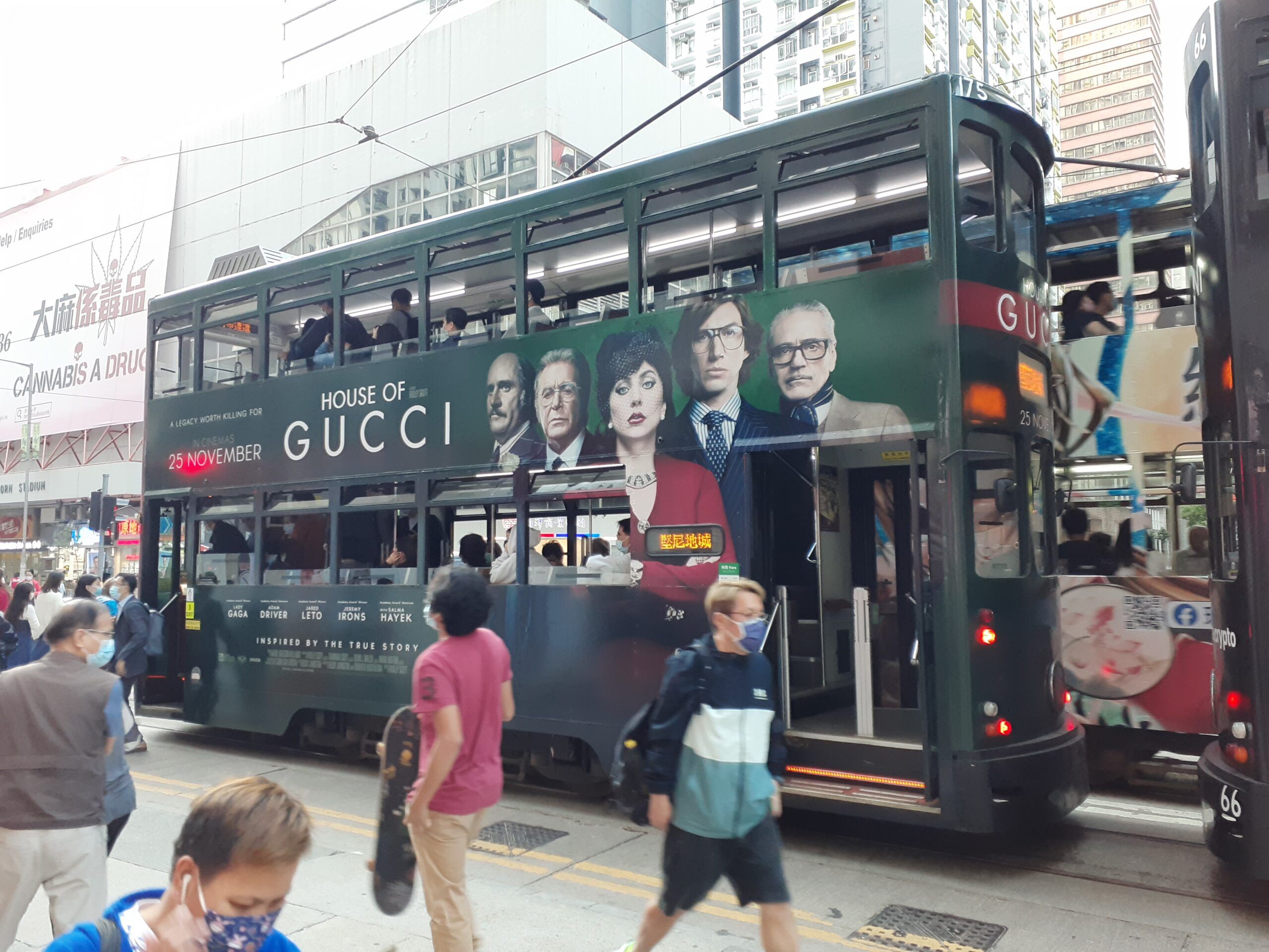 House of Gucci bus advert