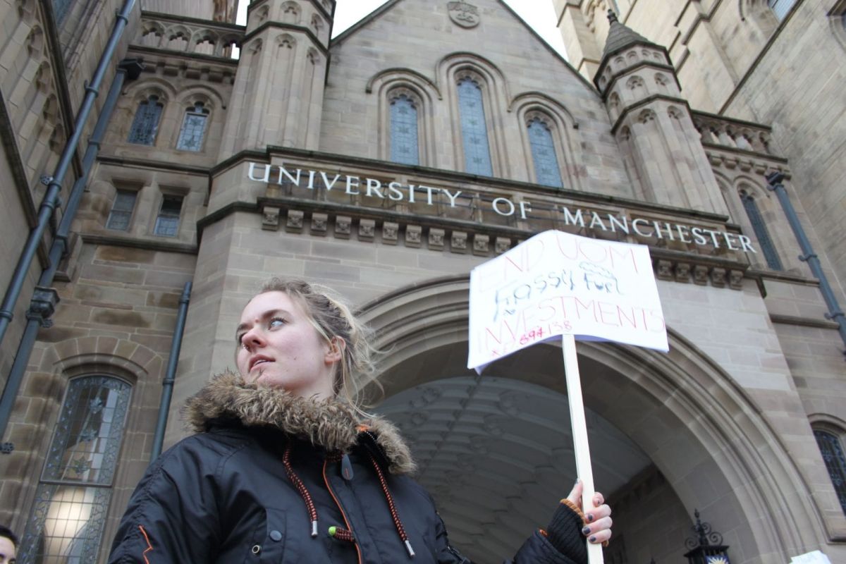Investing in destruction: how much does the University of Manchester invest in fossil fuels?
