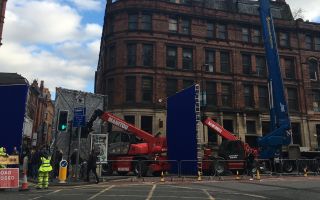 Manchester becomes New York as Spider-Man spin-off shot in city centre
