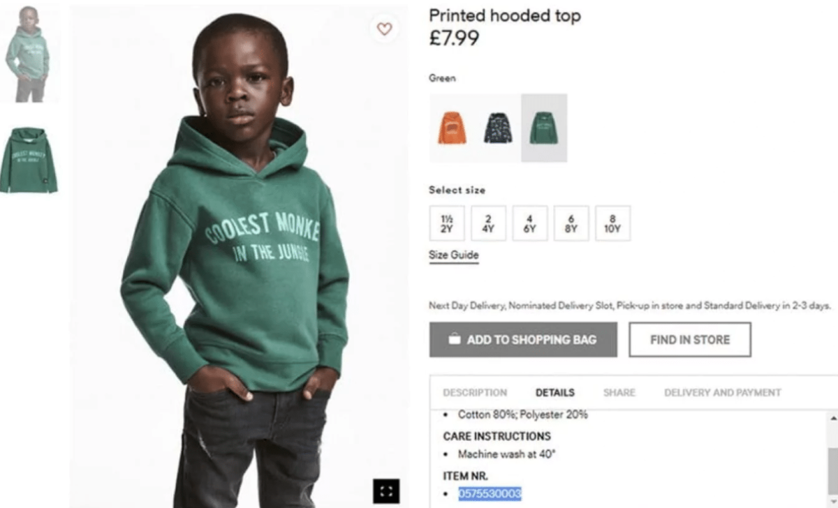 Design disasters lead to H & M controversy