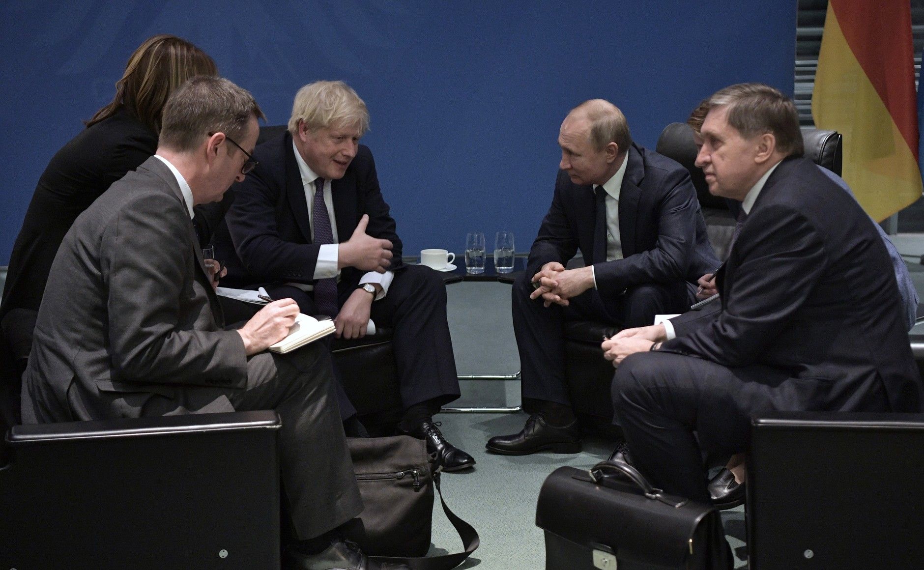 Vladimir Putin and Boris Johnson @ WikimediaCommons