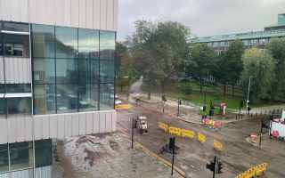 Breaking News: Oxford Road closed due to burst pipe
