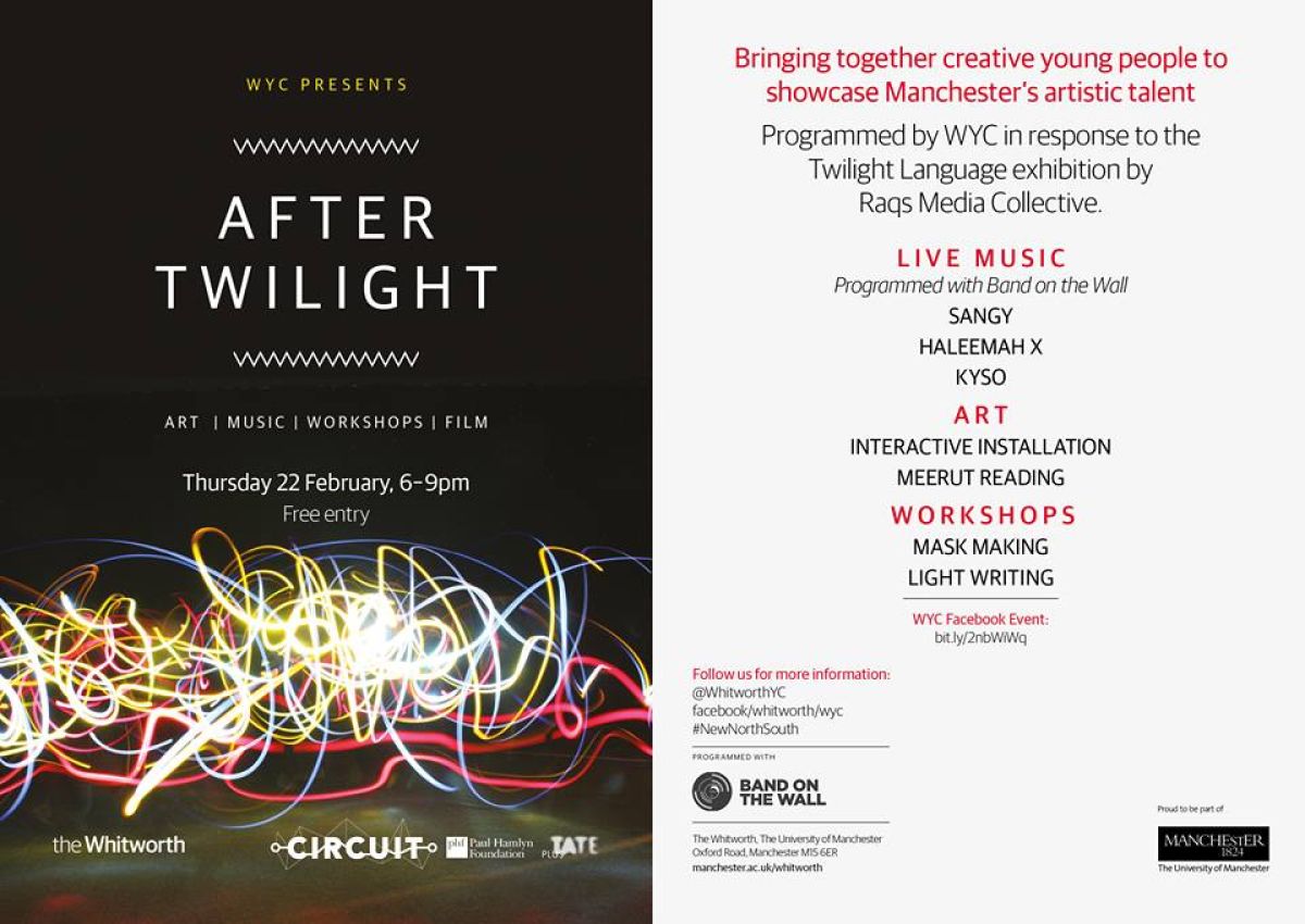 After Twilight: A Youth take over of the Whitworth