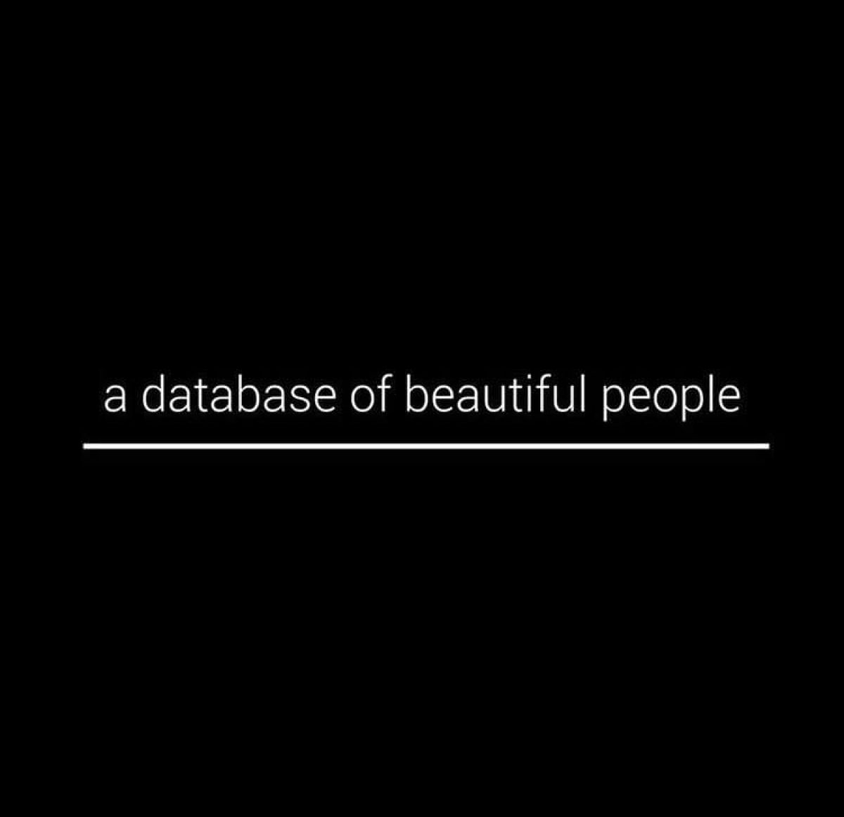 A Database of Beautiful People