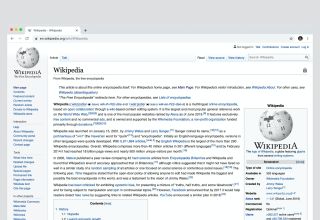 A history lesson in the web’s largest online resource, Wikipedia
