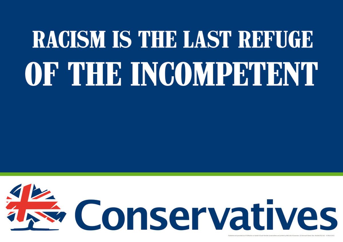 They all look the same to me: Racism in the Tory Party