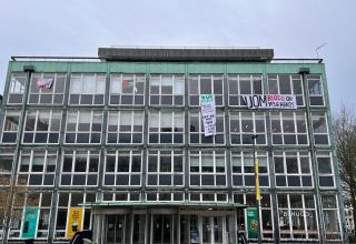 Pro-Palestinian student groups occupy Simon Building in protest against University