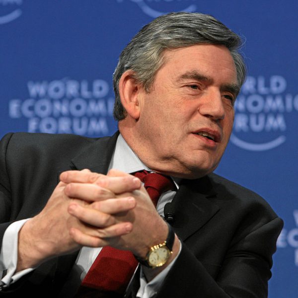 Gordon Brown at the world economic forum