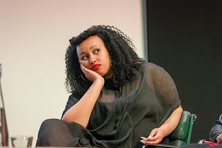Warsan Shire at 'Reclaiming the Feminine Voice'. Photo: royafrisoc @Flickr