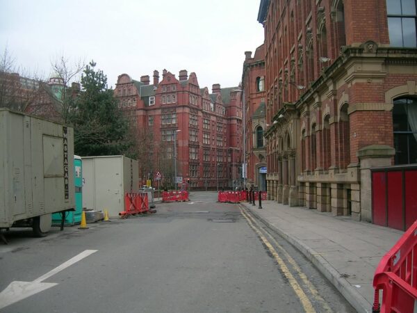 Sackville Street, which has had to close after emergency services were called to the Pariser building. Photo: raver_mikey @Flickr