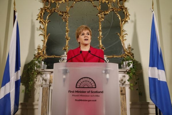 Photo: First Minister Press Conference @Flickr