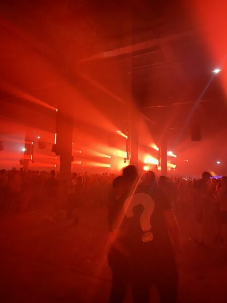 Photo of Warehouse Project set with red lights