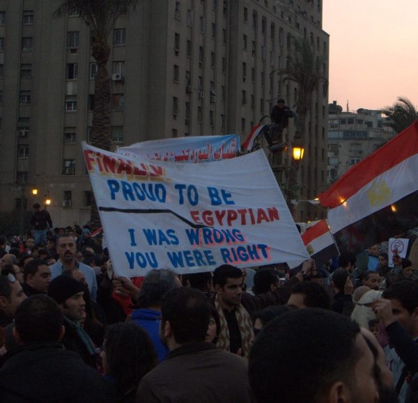 Protesters in Egypt's Tahrir Square. Photo: Joseph Hill @Flickr