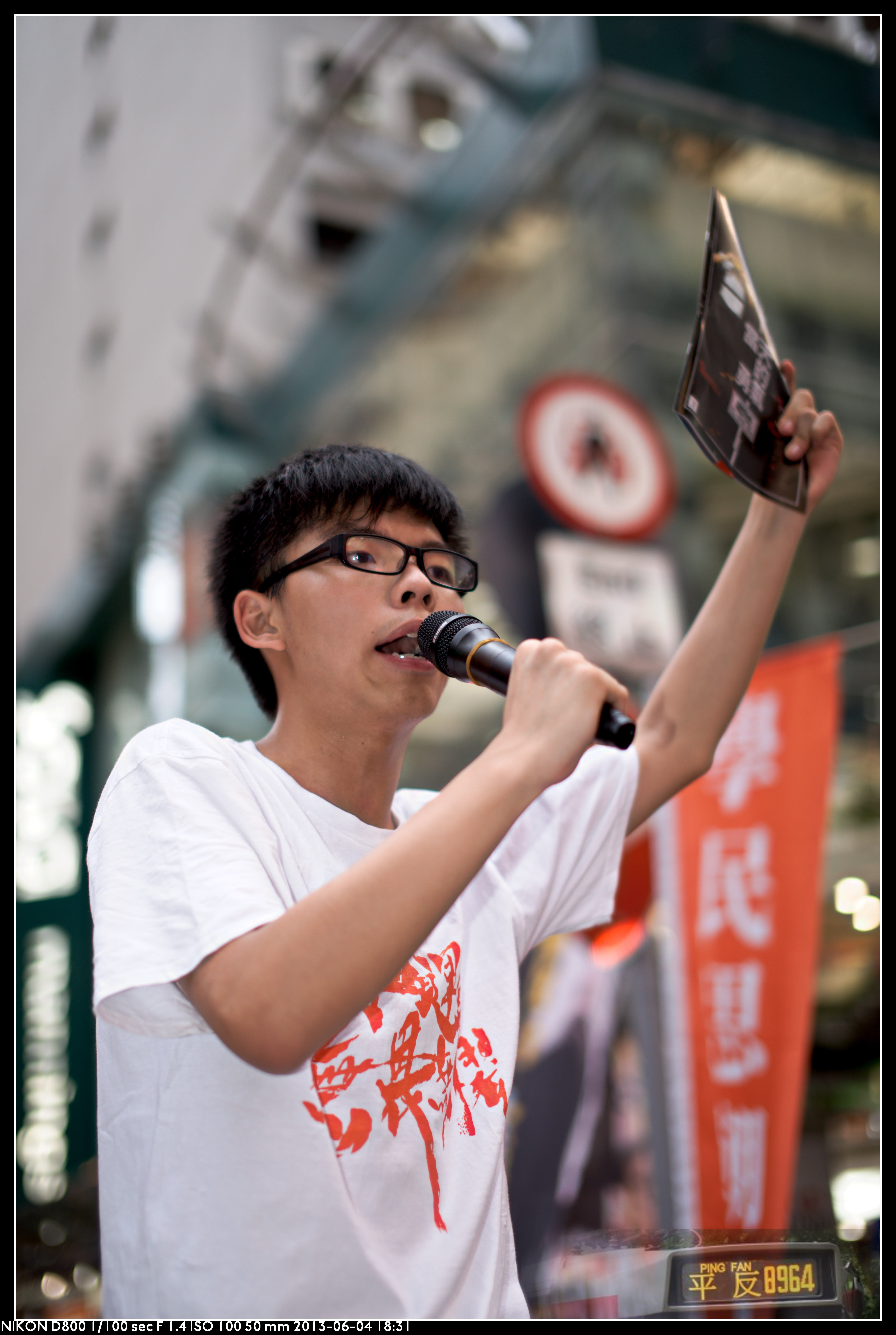 Joshua Wong, the public face of the Umbrella Revolution. Photo: Pacific Chillino @Flickr