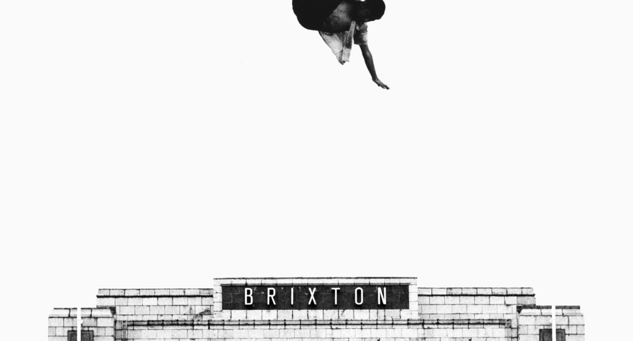 A silhouette figure falls onto the domed roof of 02 Brixton
