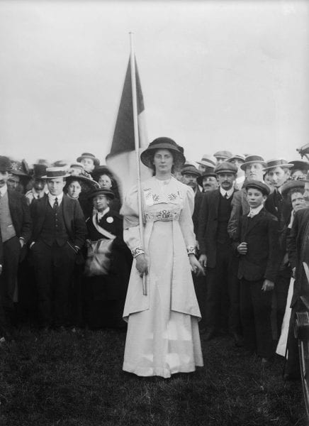 Photo: Charlotte Marsh in Hyde Park @ People's History Museum