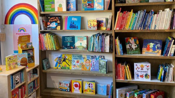 Life in lockdown: children's books edition. Photo of a children's bookshop