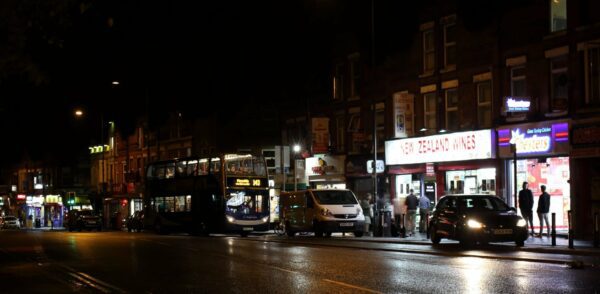 Fallowfield, the South Manchester suburb where many students will return this month. Photo: James Shuttleworth @ The Mancunion