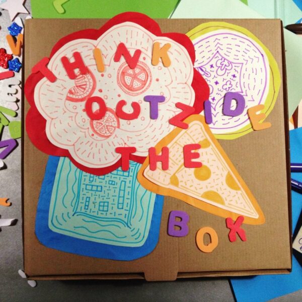 Design your own pizza box competition. PLY. Photo: The Mancunion