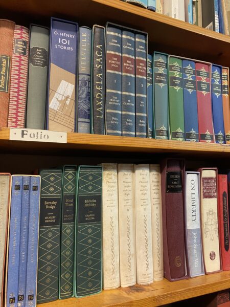 Folio Texts in Didsbury Village Book Store