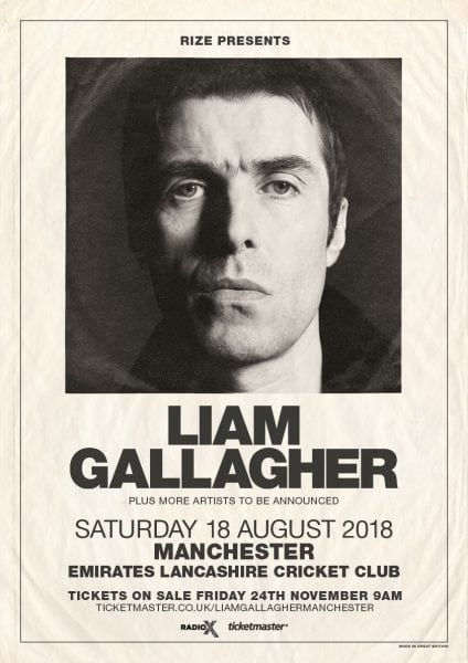 Liam Gallagher Poster