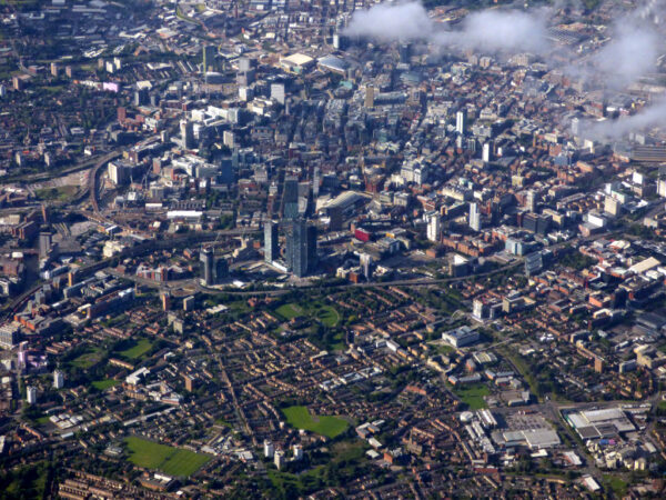 Ariel photo of manchester