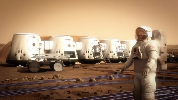 Concept art of the Mars One mission. Photo: Mars One.