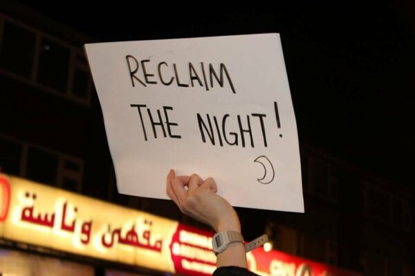 The largest Reclaim the Night saw 2000 protesters join together to fill Manchester's streets with noise. Photo: The Mancunion