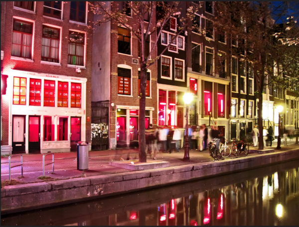 Red light district and canal