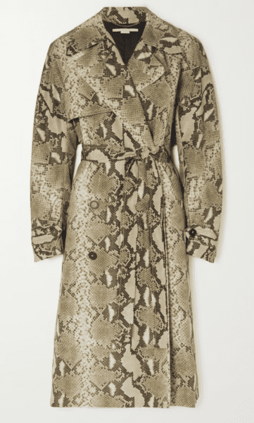 Snakeprint Stella McCartney coat
