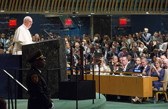 Should religious leaders have such a high profile role in international politics? Photo: United Nations Photo @Flickr