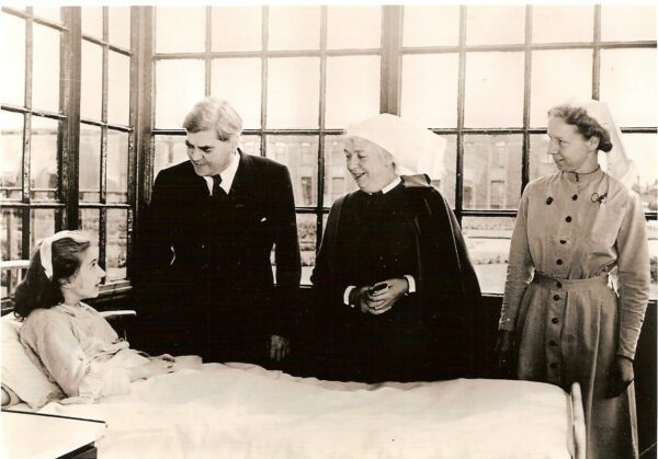 Anenurin Bevan, first day of NHS (Image: University of Manchester)