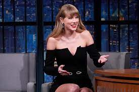 Taylor Swift on a chatshow, 2021