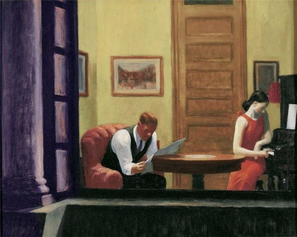 'Room in New York' (1932) by Edward Hopper