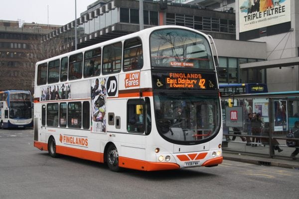 A man has been jailed for a 'crash for cash' scam involving a No. 42 bus and a Mercedes. Photo: eastleighbusman @Flickr