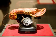 Dali's Lobster Telephone (1936). Photo: mark6mauno@Flickr
