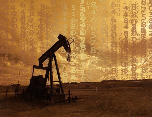 An oil field